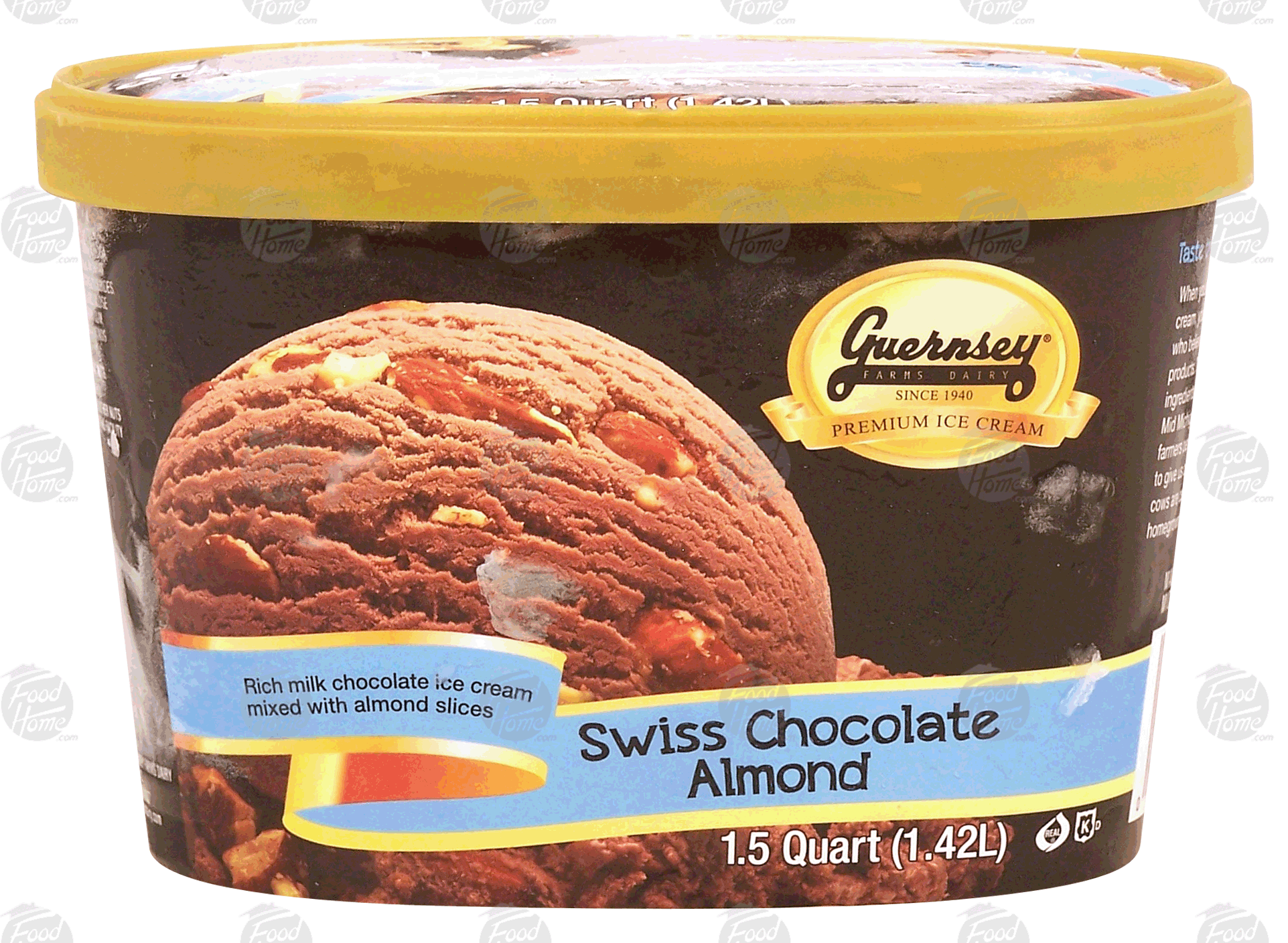 Guernsey  swiss chocolate almond ice cream Full-Size Picture